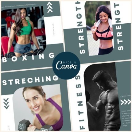 Fitness Coach Social Media Templates