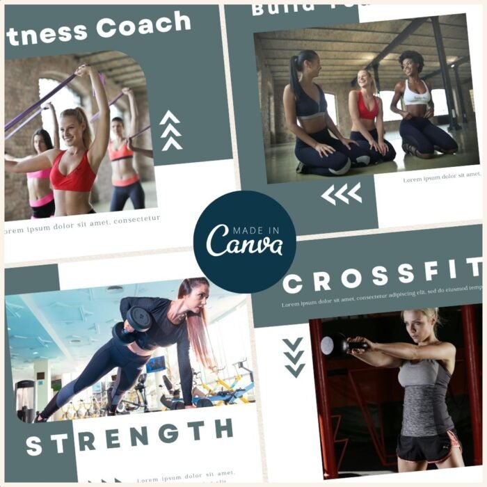 Fitness Coach Social Media Templates