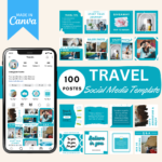 Travel Social Media Canva Templates